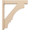 Ekena Millwork 5 1/2-in W x 26-in D x 30-in H Balboa Block Rough Cedar Woodgrain TimberThane Outlooker, Primed Tan OUTUR055X26X30BOA44RCPR - alternate 4